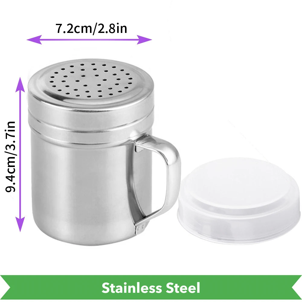 304 Stainless Steel Dredges Shaker With Handle 1