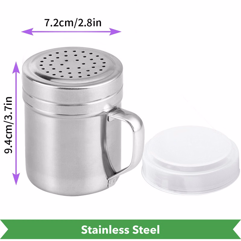 304 Stainless Steel Dredges Shaker With Handle