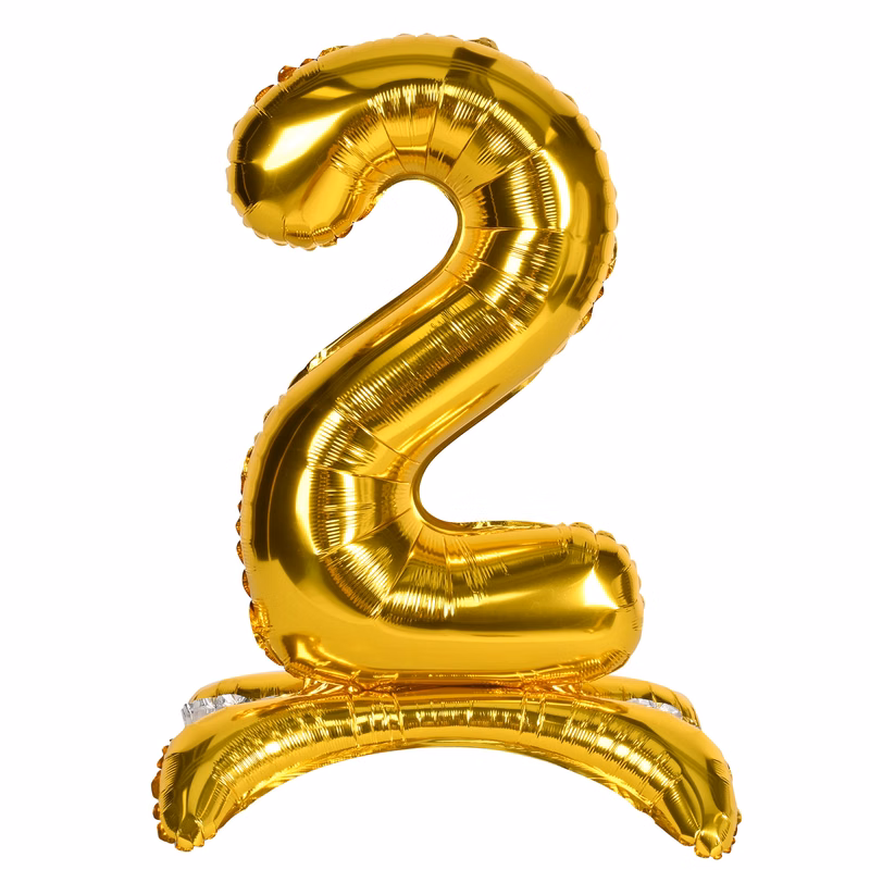 Self-Standing Balloon Number "2"