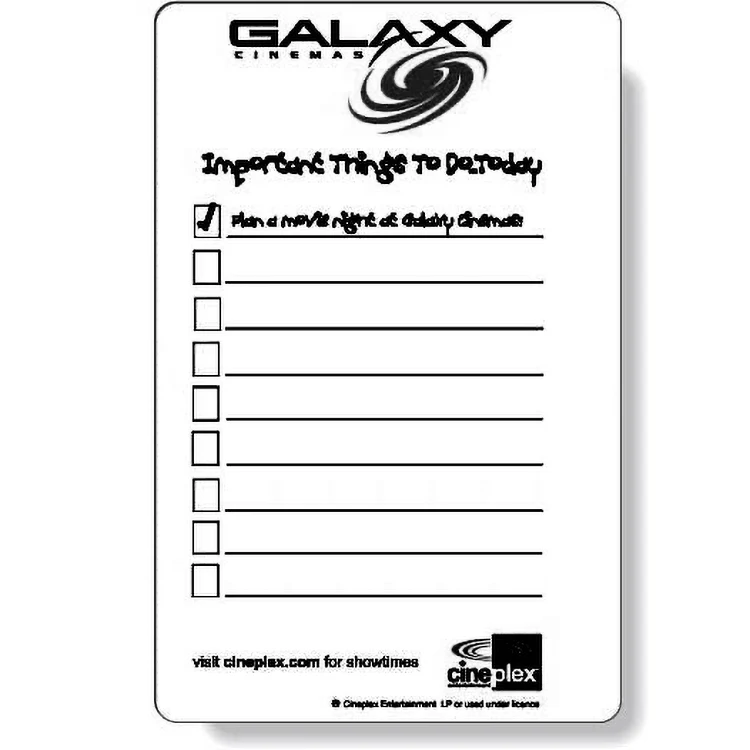 Full Magnetic Back Memo Board, Rectangle 5.5"x8.5" Round Corners, Spot Colour Screen-Printed 1