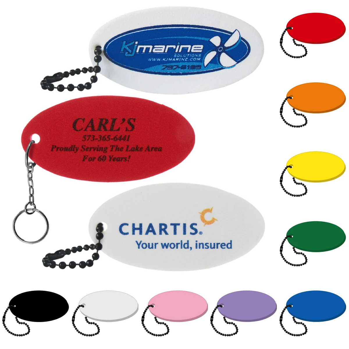 Oval Key Tag 1