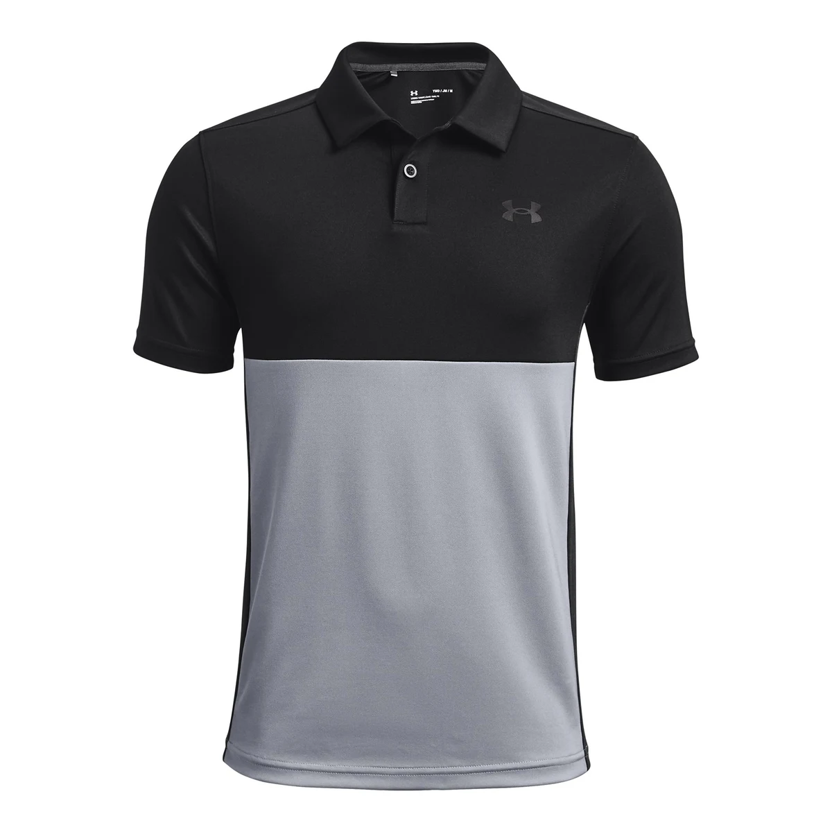 UA Performance Blocked Boys' Polo 1
