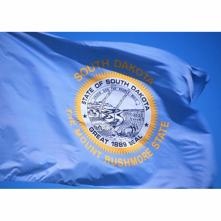 South Dakota State Flag - 2' x 3' - Nylon