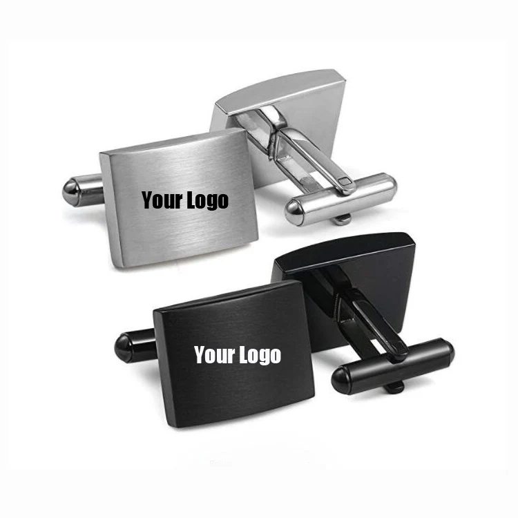 Polished Steel Cuff Links 1