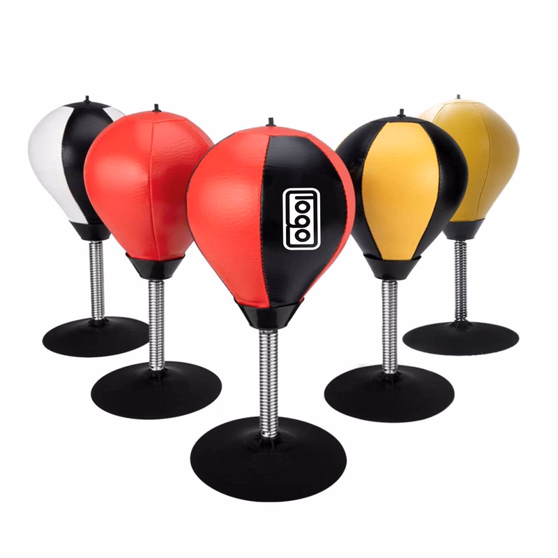 Desktop Punching Bag Boxing Ball W/ Pump