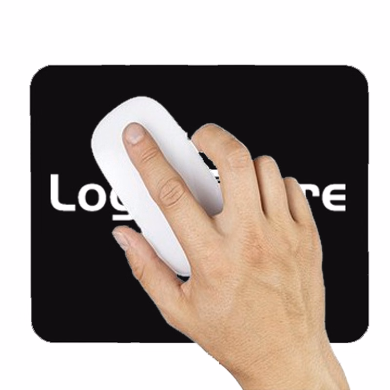 All Black Soft Surface Mouse Pad