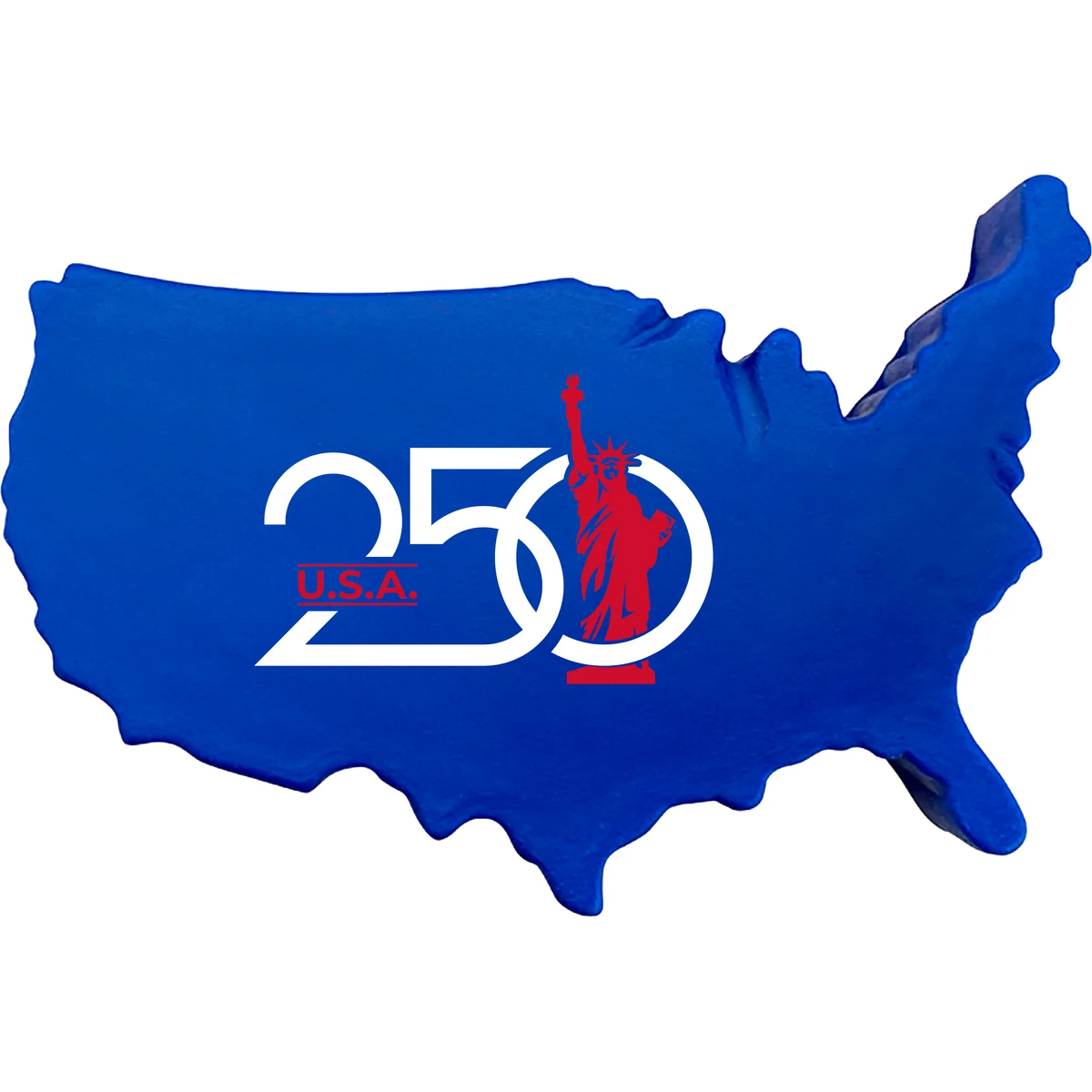 250th Anniversary USA Map Stress Reliever 1