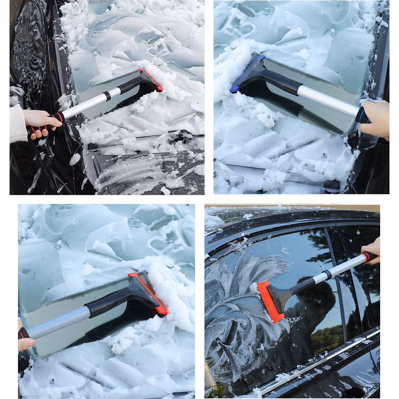 Car Windshield Ice Scraper with Ergonomic Foam Handle
