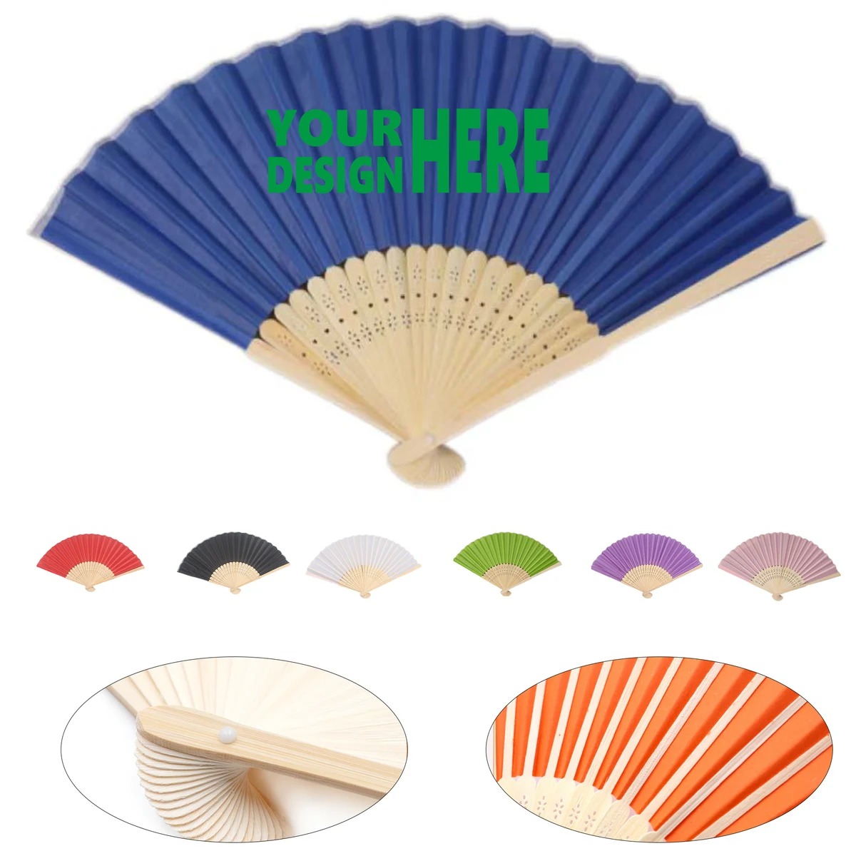 Polyester Folding Pocket Fan 1