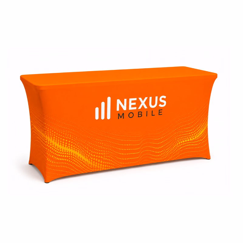 6' Spandex Stretch Table Cover, 42"H