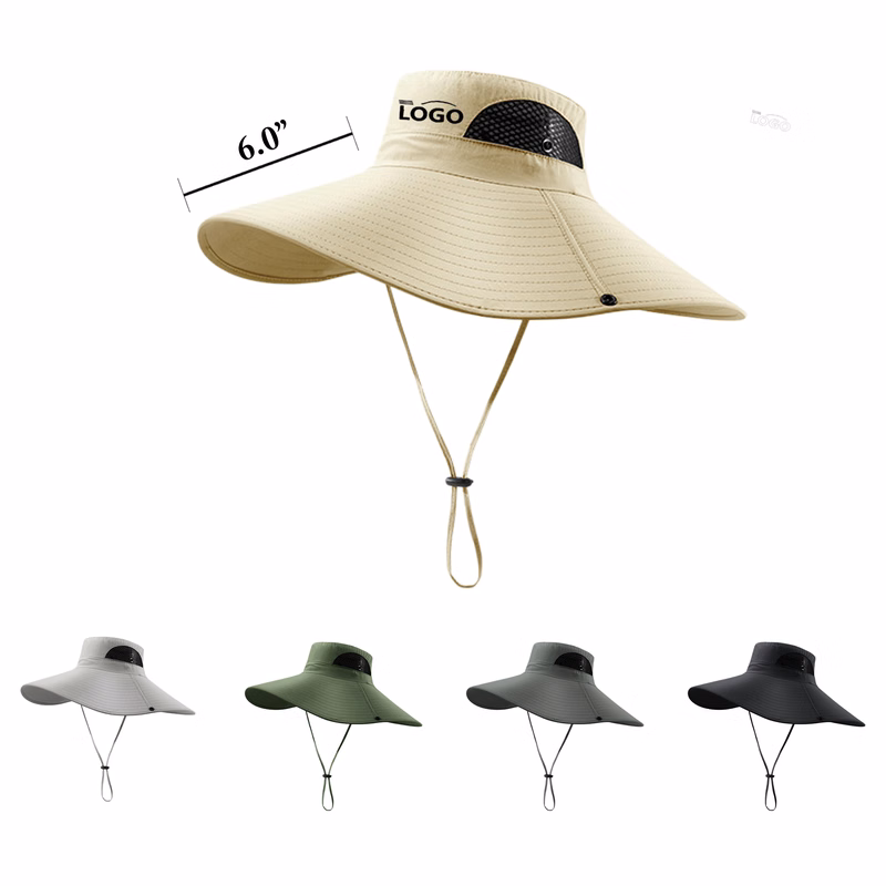 6 Inch Brim Wide Fishing Bucket Hat