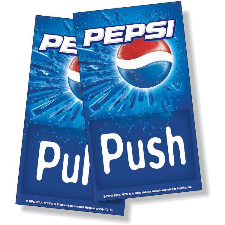 25 to 36 Sq. Inch Double-Side Adhesive Window Decal - 4 Colour Process 1