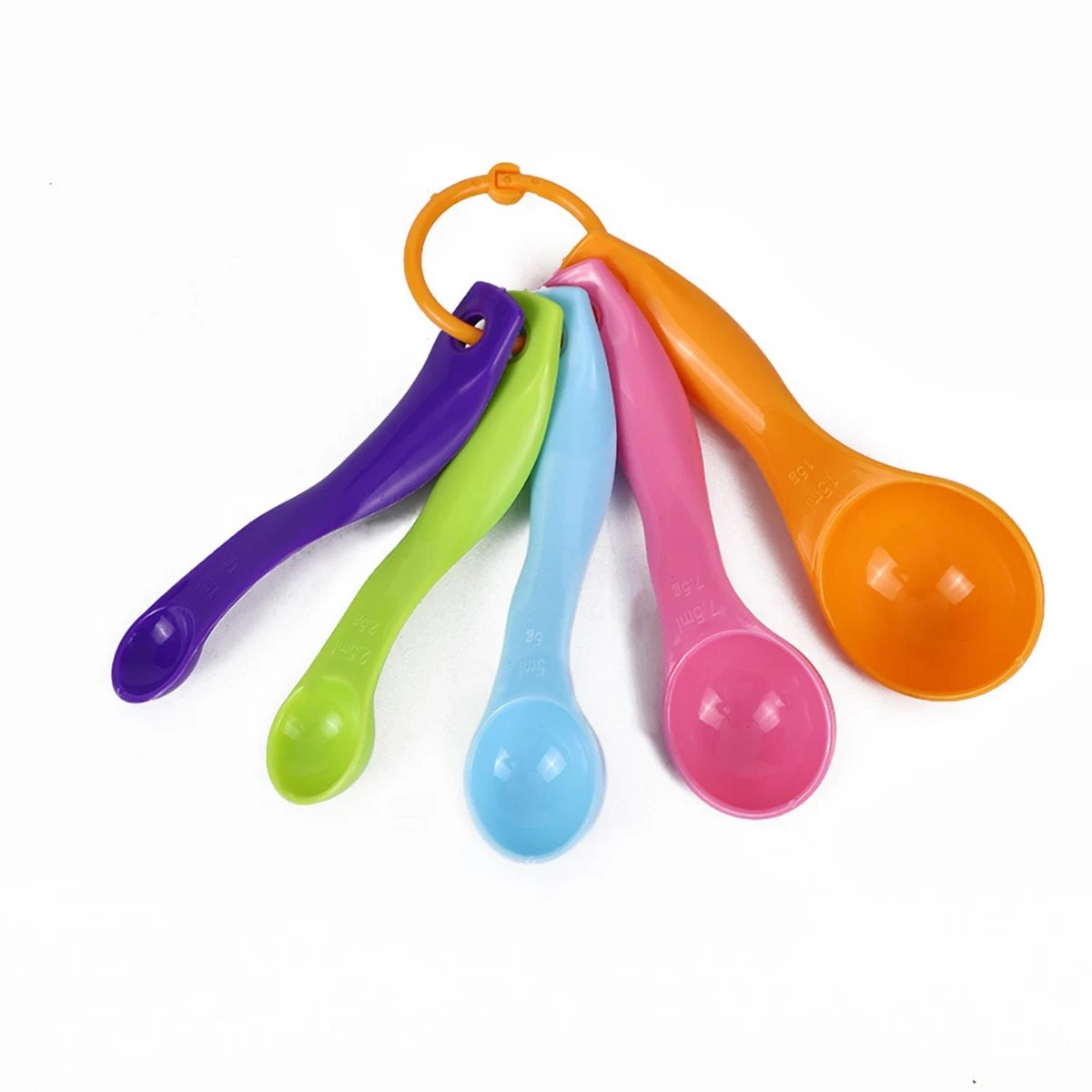 5 Piece Plastic Measuring Spoon Set 1