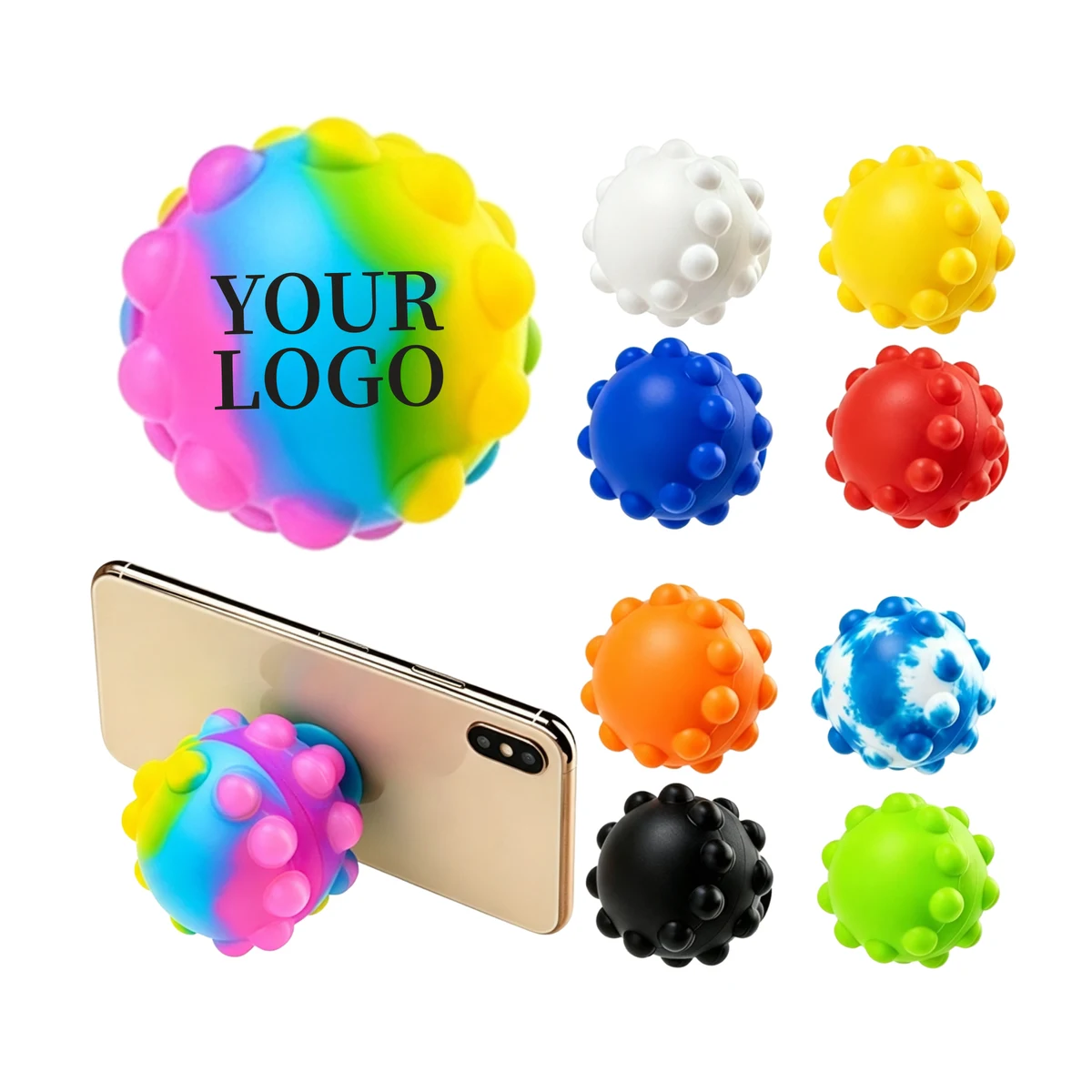 Stress Relief Suction Ball Phone Holder 1
