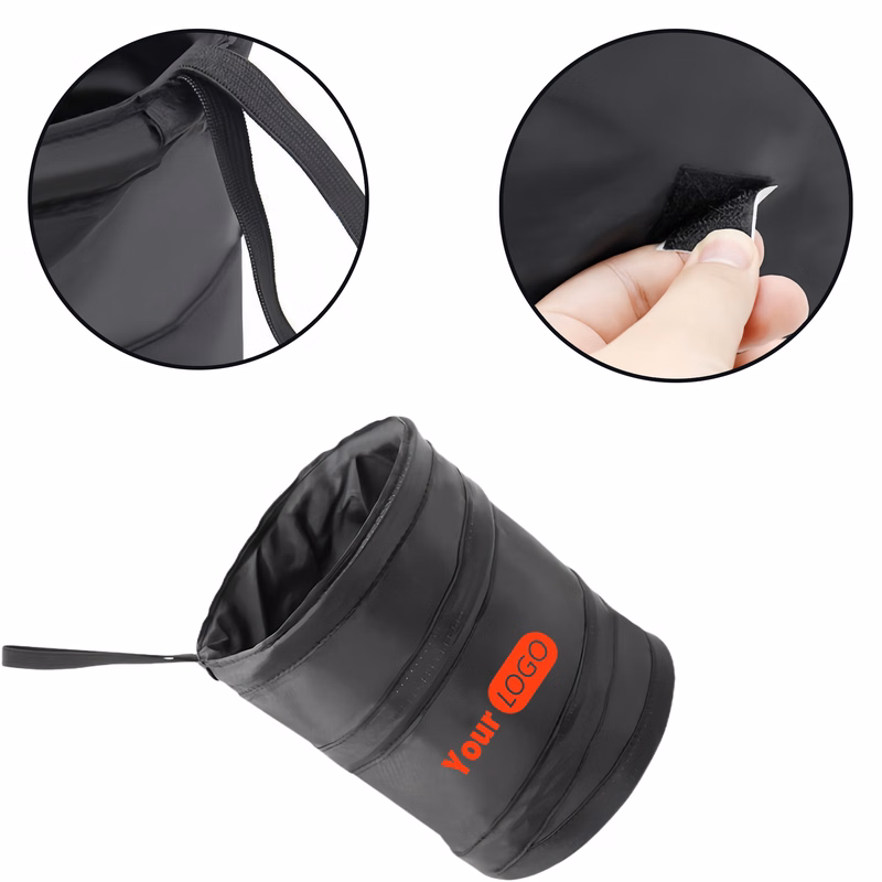 Car-mounted Foldable Oxford Cloth Trash Can