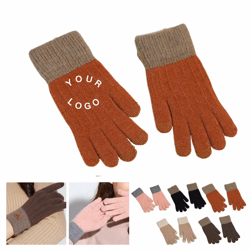 Faux Wool Winter Touchscreen Gloves