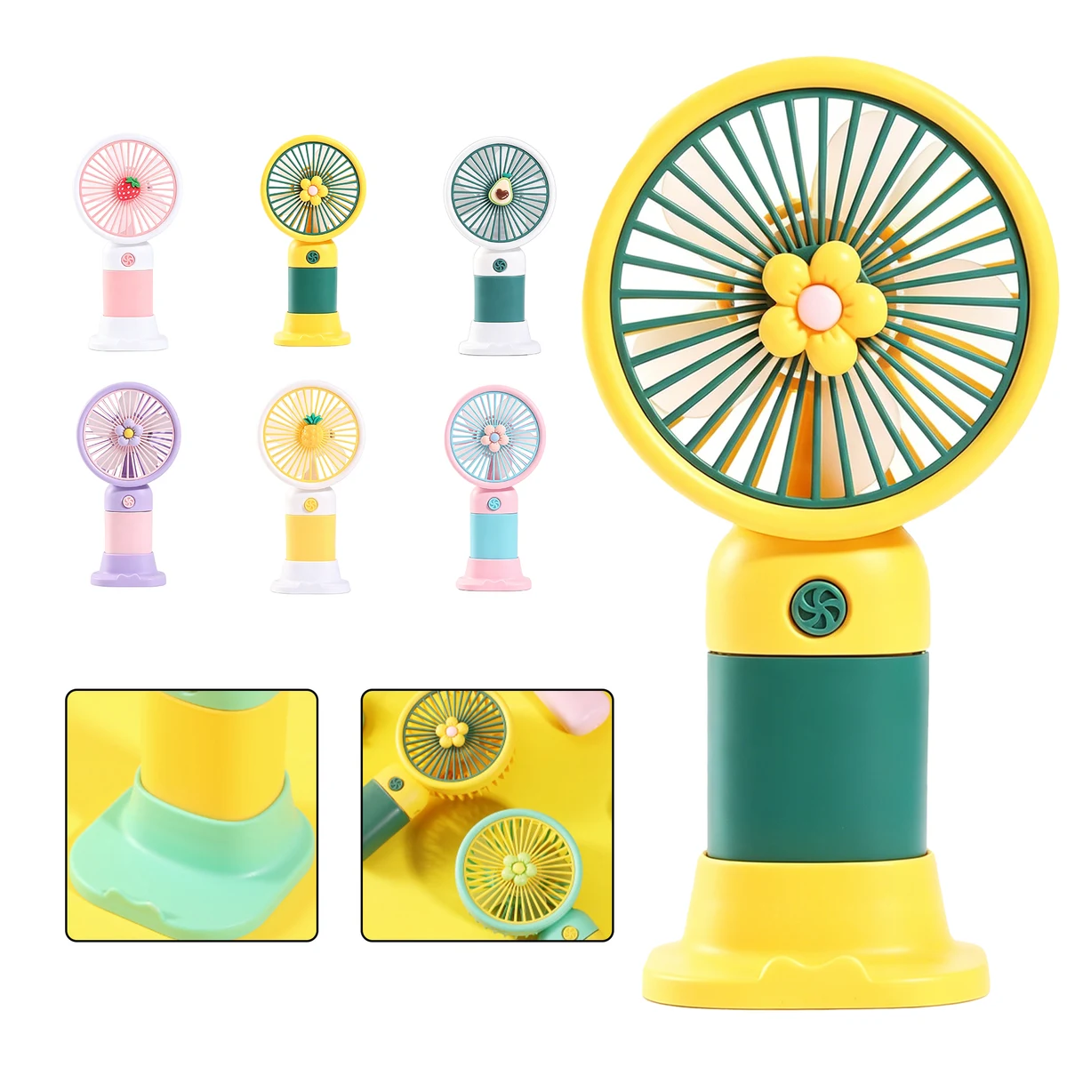Plastic Colorful Handy Breeze Fan 1