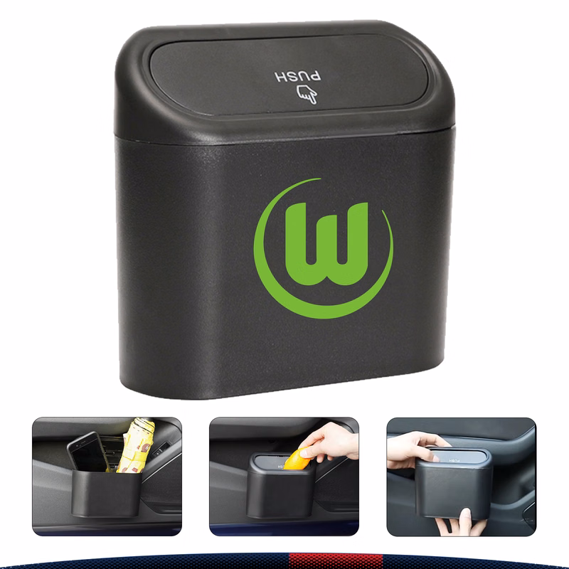 Push-On Trash Can