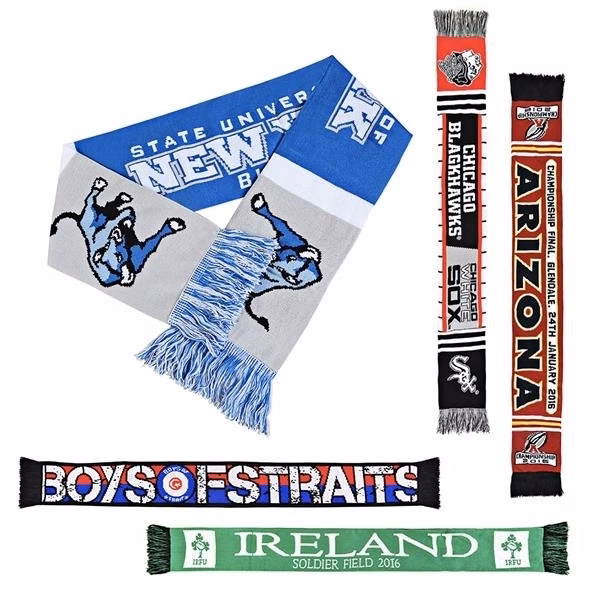 Custom Sport Fan Knitted Scarves