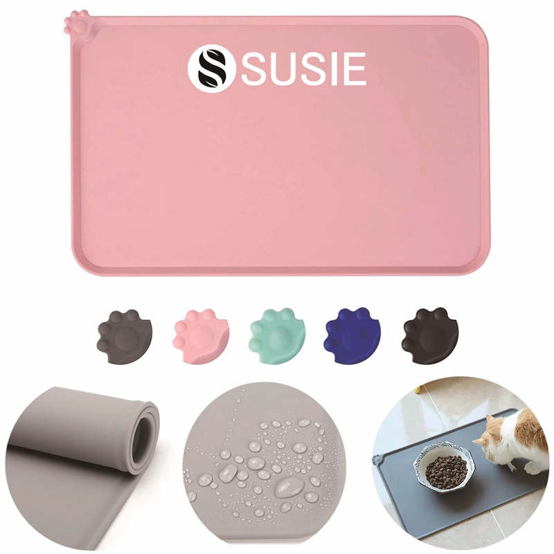 Non Slip Pet Food Mats Tray
