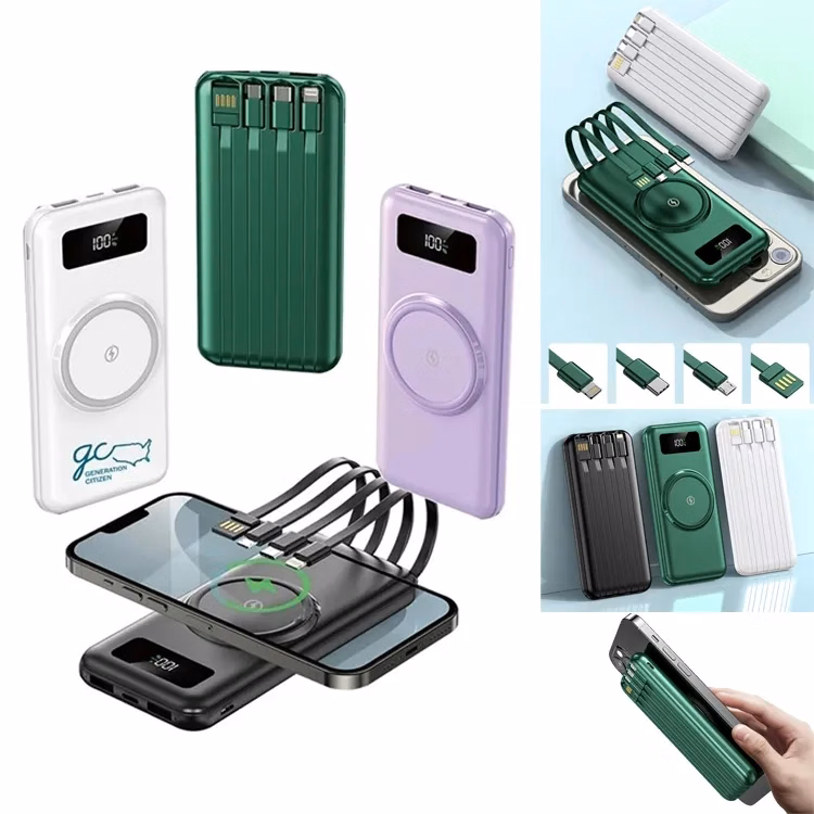 10000mAh Wireless Charger with Charging Cable