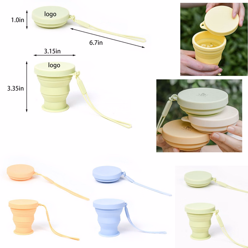 Portable Outdoor Foldable Silicone Water Cup