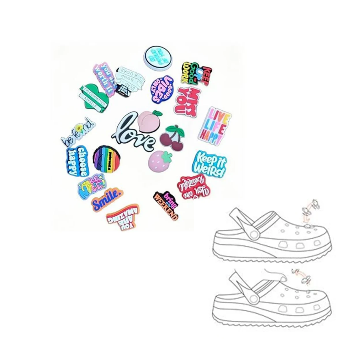 Custom Clog Shoe Charms 1