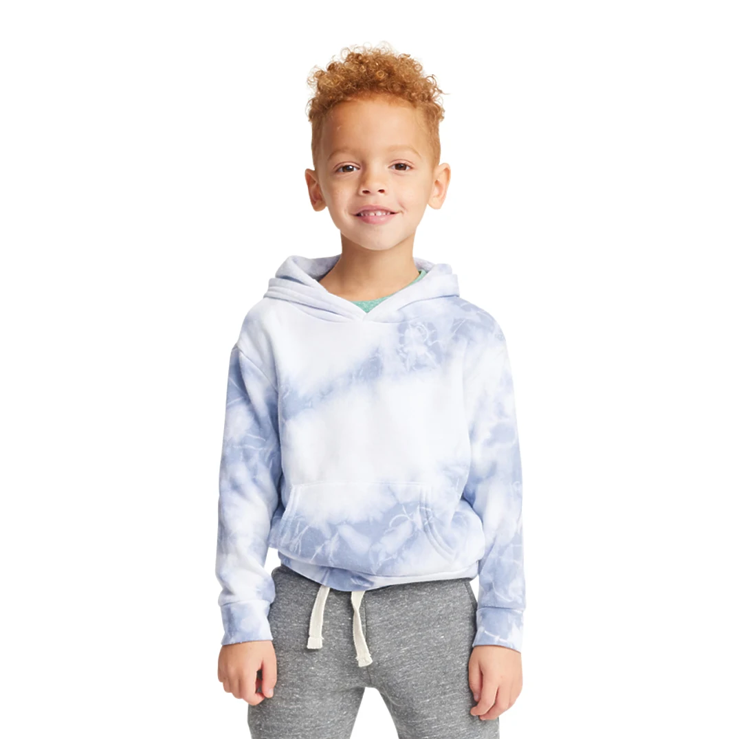Toddler Fleece Cloud Tie Dye Pullover Hoodie 1