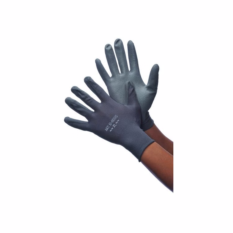 Poly Coated Gloves - Gray XL