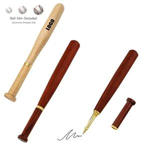 Baseball Bat Wooden Ballpoint Pens 1