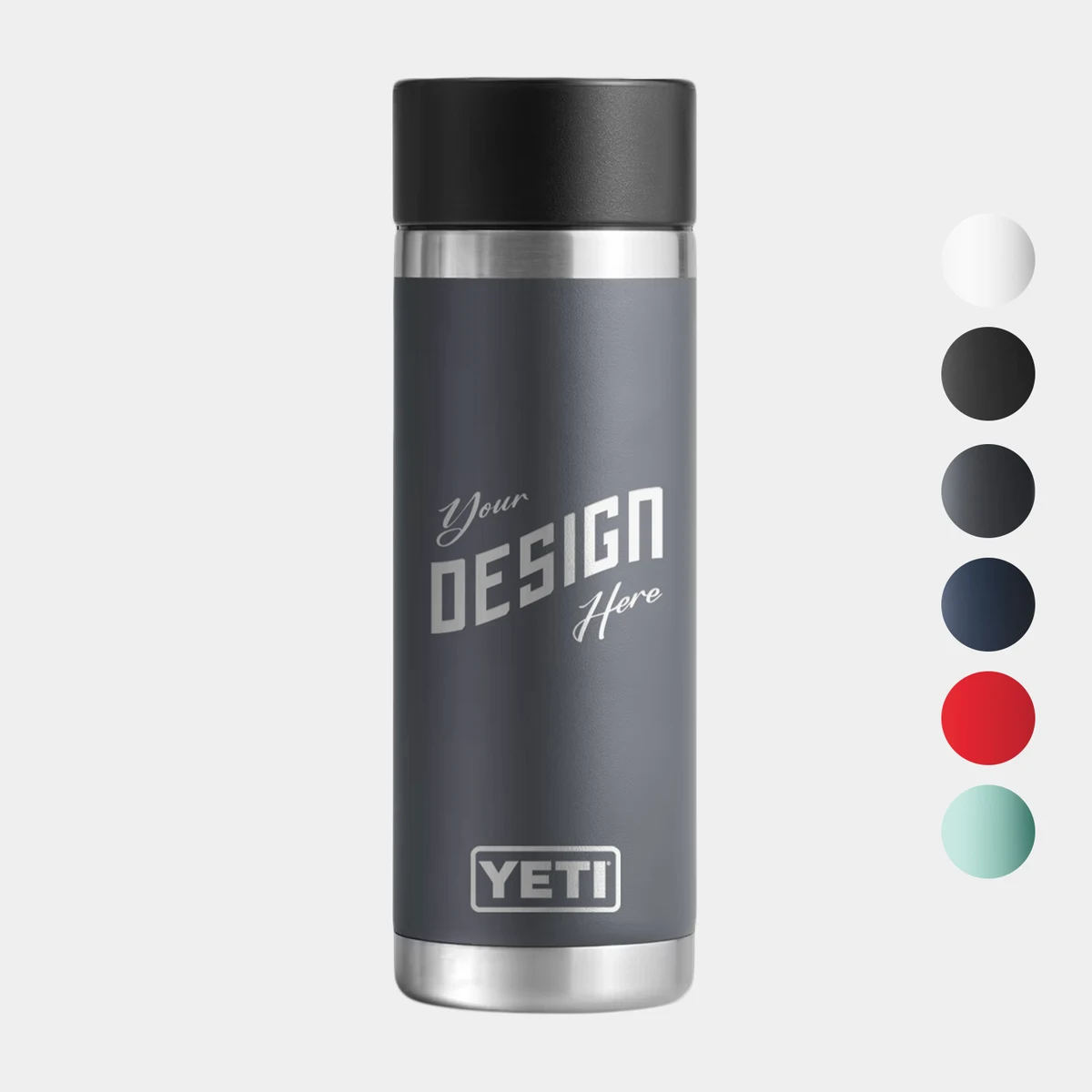 16 Oz YETI® Stainless Steel Insulated Travel Bottle w/ Commuter Cap 1