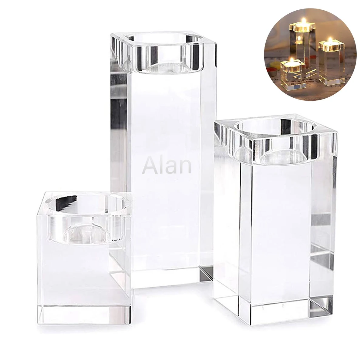 Crystal Candle Holder 1