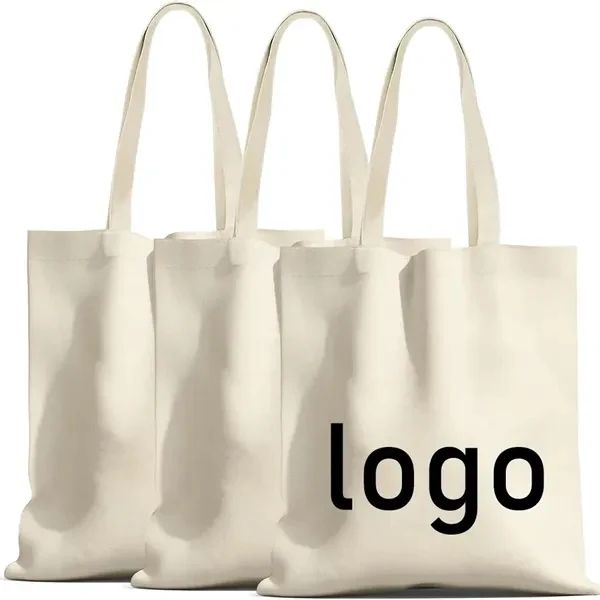 Blank Canvas Tote Bag for Work, School and Travel 1