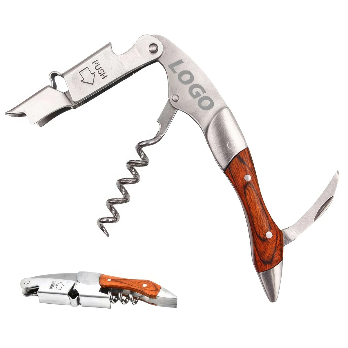 Custom Professional Waiter Corkscrew Wine Openers 1