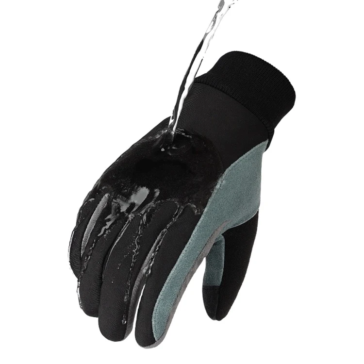 Outdoor Sports, Skiing, Cycling, Touch Screen Anti-Cold Deerskin Gloves 1