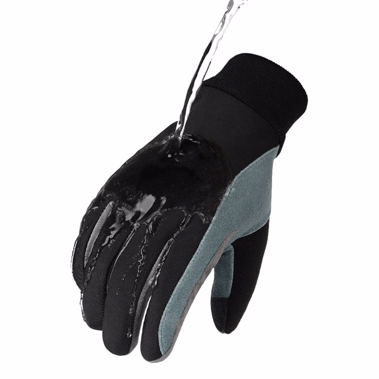 Outdoor Sports, Skiing, Cycling, Touch Screen Anti-Cold Deerskin Gloves