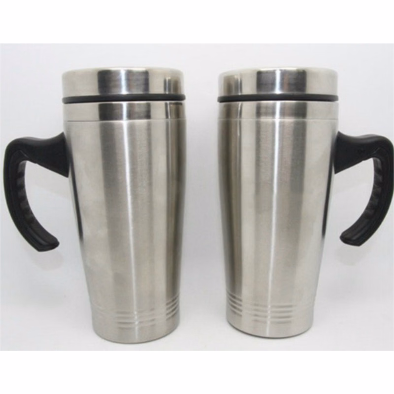 Stainless Steel Travel Coffee Mug With Handle