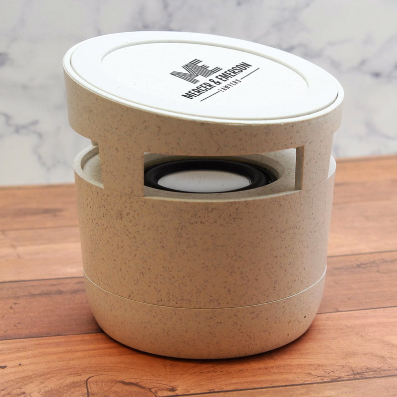 Eco-Friendly Wireless Charging Mini Speaker
