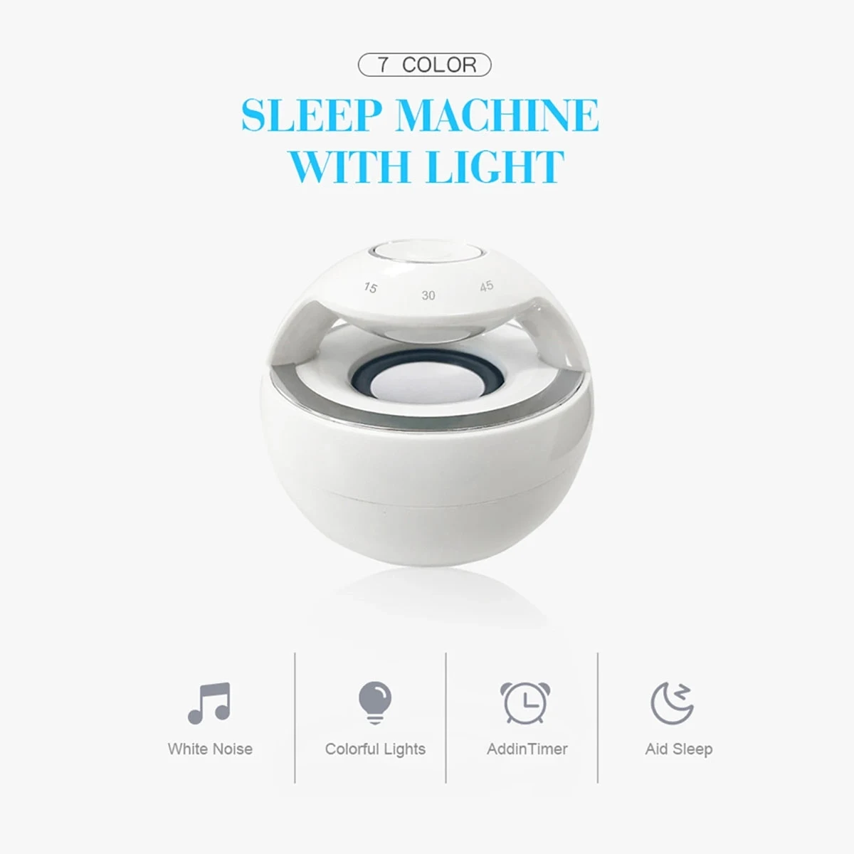 Sleep Sound Machine With Light 1