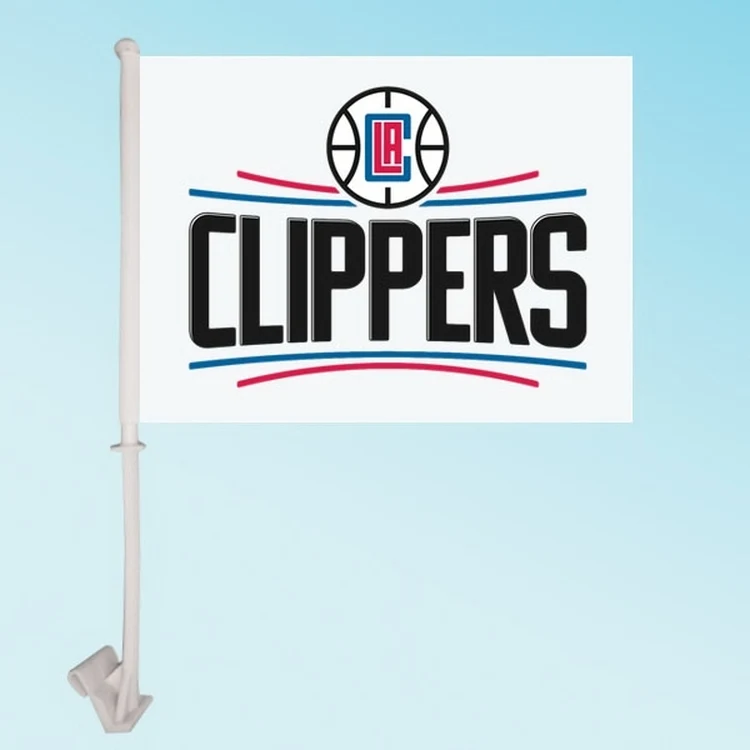 11.5" x 15" Custom Rectangular Car Flag - Single Sided 1