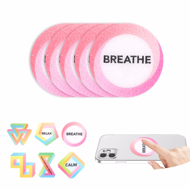 3" Diameter Stress Anxiety Sensory Sticker