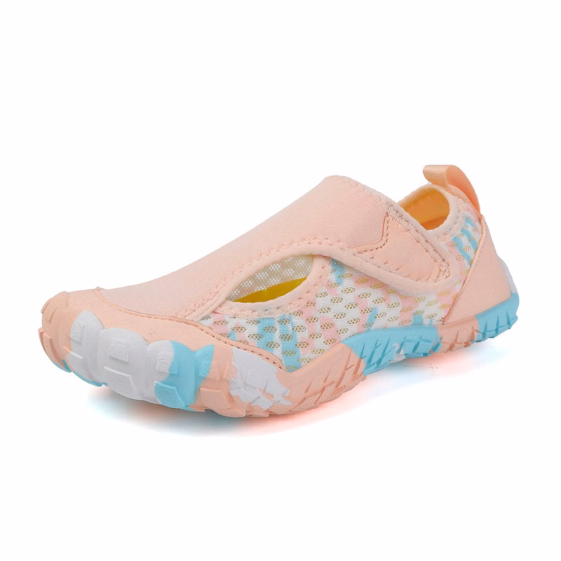 Breathable Rubber Kids Swim Shoes w/ Anti-Slip Sole