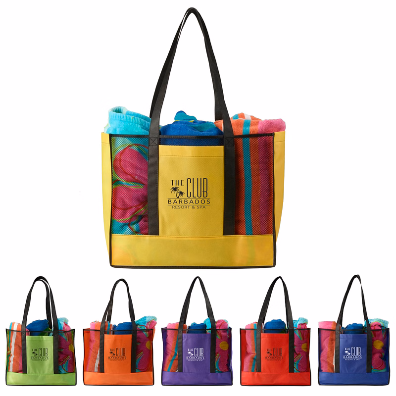 Non-Woven Mesh Beach Tote