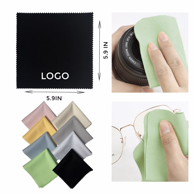 MOQ 10 PCS Gentle Ultra - Fine Fiber Eyeglass Cloth