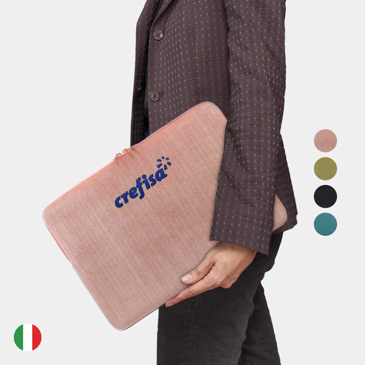 TUCANO® - Italy VELLUTO Anti-Slip Executive Business 16" Laptop Sleeve 1