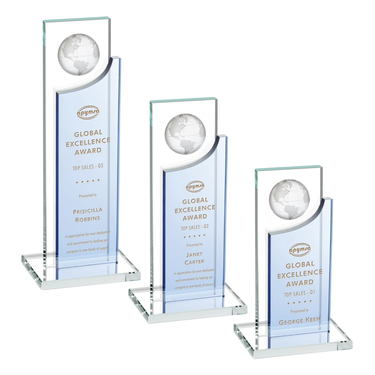 Sherwood Globe Award - Sky Blue 1