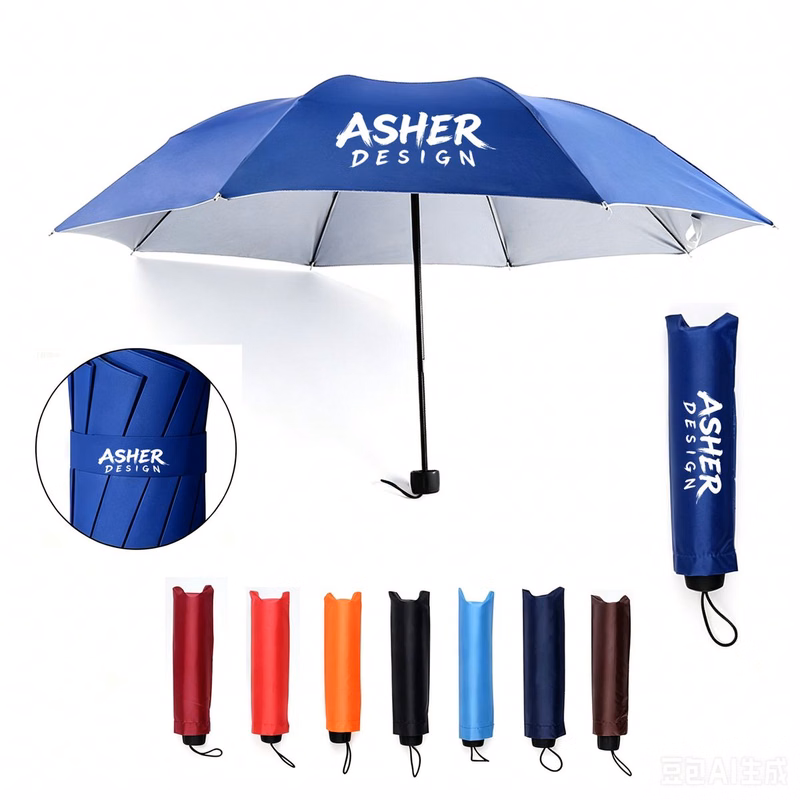 Durable Heavy Duty Windproof Compact Umbrella for Rain