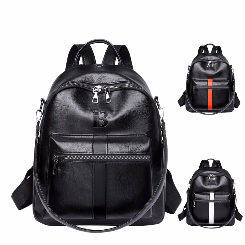PU Leather Travel Backpack