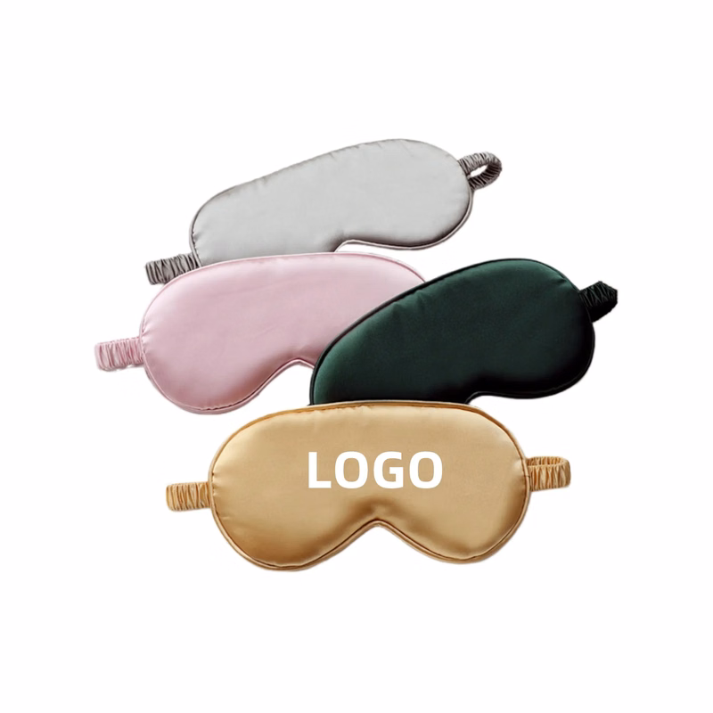 Custom Colorful Silk Sleep Eye Mask