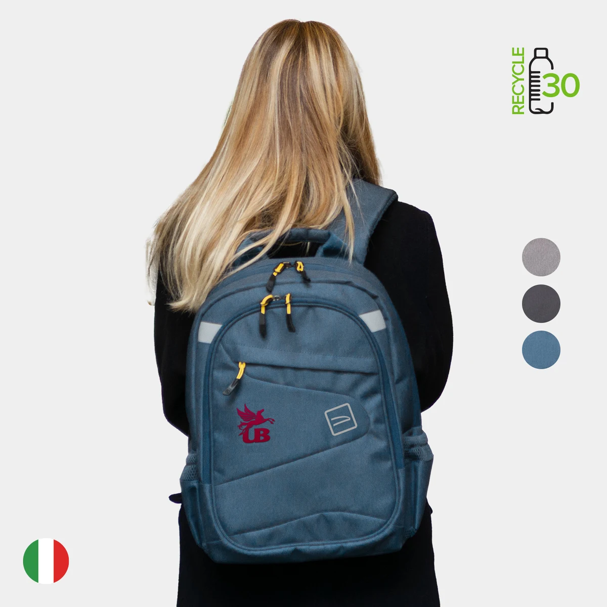 TUCANO® - Italy LATO 2 Recycled Executive Business Backpack 1